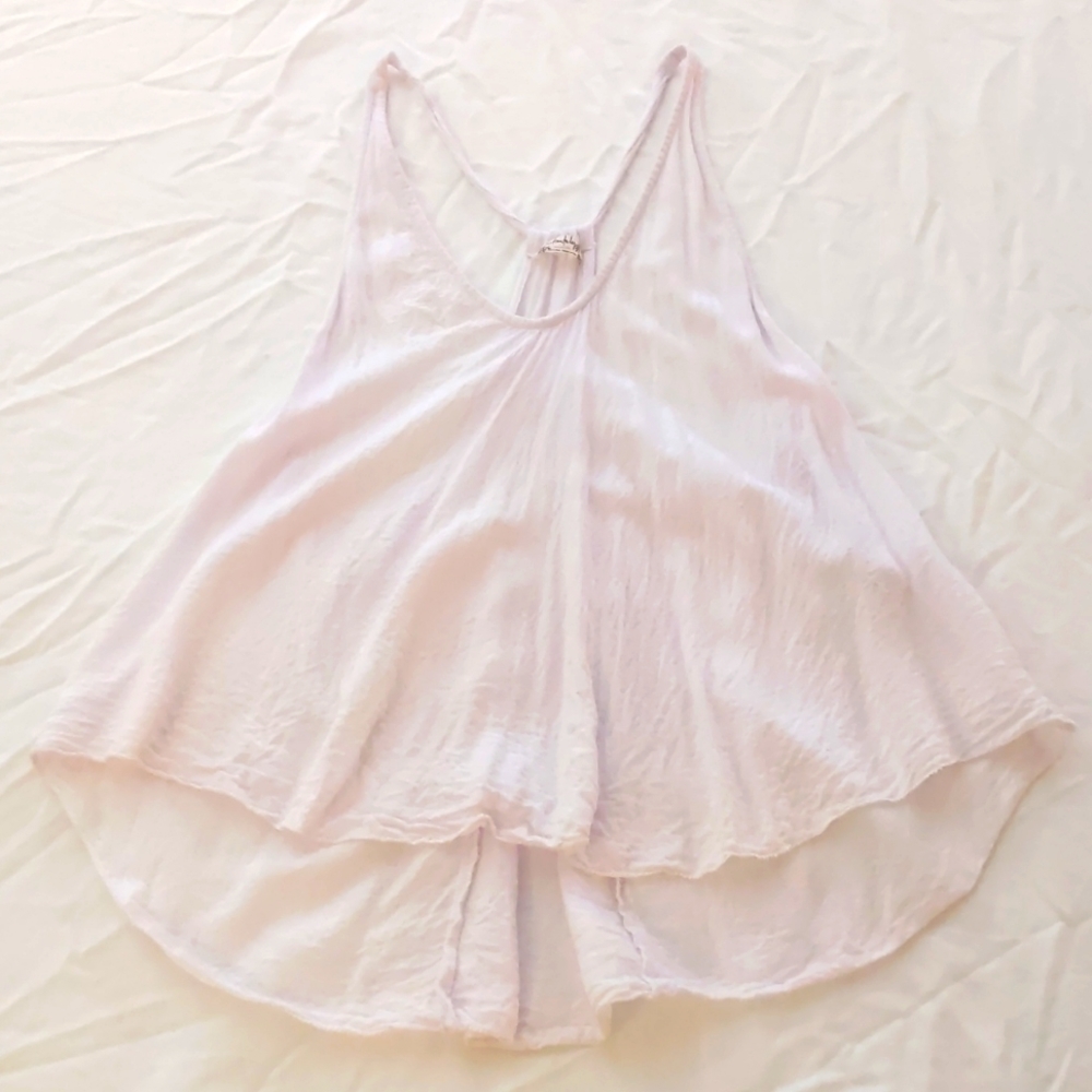 Free people intimates pale purple tank, size XS